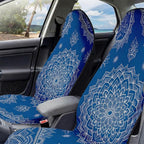 2 Pack Car Seat Towel Covers, Sweat-Proof Microfiber Seat Protectors for Gym, Running, Beach & Workout, Breathable Quick-Dry, Machine Washable, Blue Mandala Print, Universal Fit