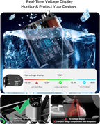 Retractable Car Charger Adapter for iPhone 17,4 in 1 Fast Charging Car Phone Charger,69W USB C Car Truck Accessories,Road Trip Essentials Gift for Men Women for iPhone 17/16/15/14/13/12,Galaxy S25