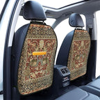 William Morris Vintage Floral Car Seat Back Kick Protectors Kick Mats With Storage Pockets For Vehicles To Protect From Dirt Mud Scratches 2 Pack