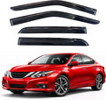 KPY Rain Guards Fit for 2013-2018 Nissan Altima, Out-Channel Window Visors Vent Wind Deflectors 4PC, Car Accessories for 13-18 Altima