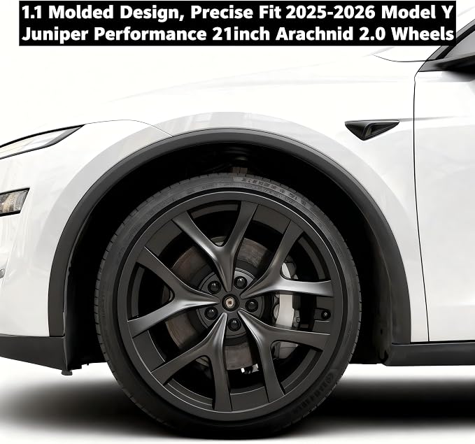 Rim Protector for Tesla 2025 2026 Model Y Juniper Performance 21inch Arachnid 2.0 Wheels Cover All-in-one Car Tire Trim Rings Rim Case Hubcaps Model Y Juniper Accessories