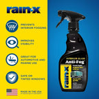 630543 Interior Glass Anti-Fog, 12 oz. - Prevents Fogging of Interior Glass and Mirrors, Usable on Both Automobiles and Marine Vehicles (Pack of 2)