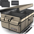Trunk Organizer For SUV Car Trunk Organizer, Foldable Storage, Car Accessories for Women Men, Collapsible Bag, 600D Oxford, Non Slip Bottom, Straps, Soft Cover (50L)