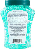 Fraganzia Crystal Beads Air Freshener Twin Pack, Long Lasting Room Deodorizer and Odor Eliminator Gel Beads for Home, Car, or Office, Island Orchid Scent, 24 Fl Oz