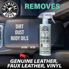 SPI_103_1602 Sprayable Leather Cleaner and Conditioner in One for Car Interiors, Apparel, and More (Works on Natural, Synthetic, Pleather, and More) Leather Scent, (2 Pack) 16 fl oz