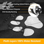SUV Cargo Liner for Dogs, Upgraded Extra Large Water Resistant Pet Cargo Cover Dog Seat Cover Mat for SUV Sedans Vans with Bumper Flap for Full-Size SUVs Vans, Paw Print