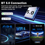 8Core 4G+64G Car Radio for Ford Focus 1998-2006: Upgrade Android 15 9" 1280 * 720P Touch Screen Stereo Head Unit CarPlay Android Auto, BT, WiFi 6, GPS, AM, FM, RDS, 36EQ, SWC, 1080P Backup Camera