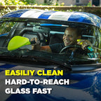 95160-4PK Reach & Clean Windshield Cleaning Tool and Car Window Cleaner Tool for Interior and Exterior Auto Glass with 2 Microfiber Pads and Storage Bag – Pack of 4