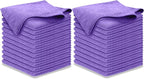Premium 300GSM Microfiber Cleaning Cloth - 12.5"x12.5" High Performance - 1200 Washes, Ultra Absorbent Microfiber Towels for Cars Undercarriage, Rims & Engine Bay Cleaning - Microfiber Cloth