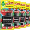 Car Air Freshener | Vent Wrap Provides Long Lasting Scent, Invisibly Fresh | 16 Air Fresheners | Strawberry