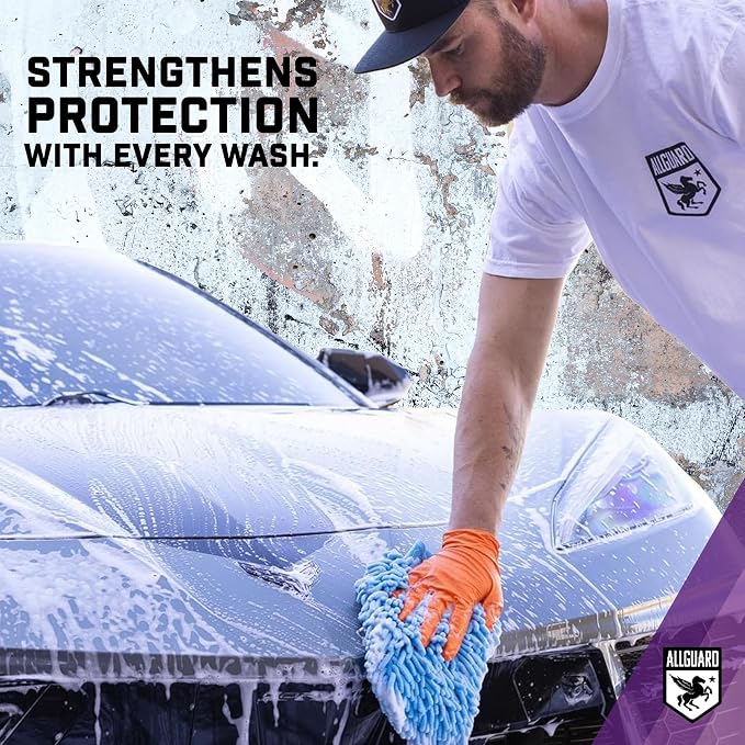 VLUX Wash - Car Wash Soap Formulated with XiO2™ Ceramic - Grime Busting Suds Gently Clean with pH-Netural Formula - Enhances Protection of Coatings, Waxes or Sealants - Gloss Finish