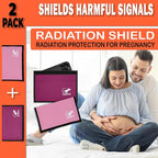 Faraday Bag for Phones & Key Fobs – RFID Shielding Privacy Pouch for Electronic Device Storage, Faraday Sleeve for Personal Data Protection (2 PACK - PINKS)
