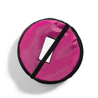 Automotive Waterproof Portable Collapsible Small Trash Can Garbage Container fits Most Cars,Polyethylene, SUVs, and Trucks Pink