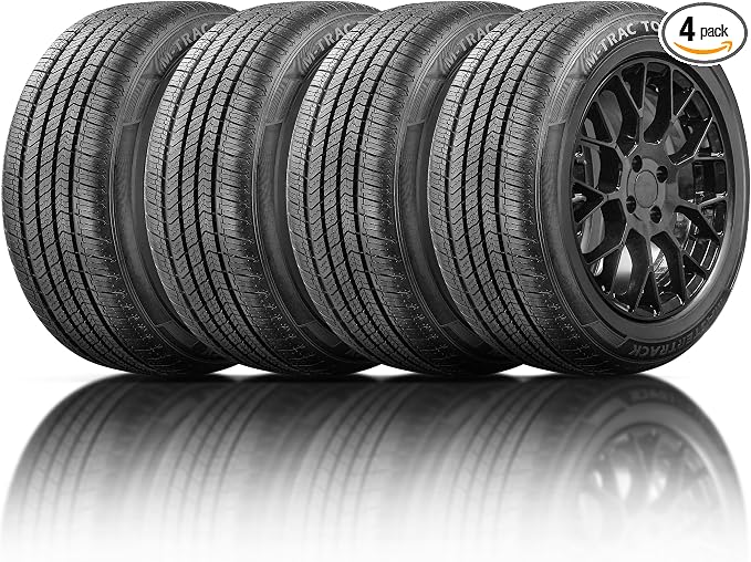 Set of 4 M-TRAC TOUR 215/55R16 93H All Season High Performance Passenger Tires 215/55R16 + 3-Year Road Hazard Warranty Included (Tire Only)-UTQG 560AA