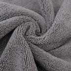 Premium Microfiber Cleaning Towel,16x16 in 36 Pack (Blue,Gray,Yellow)