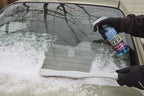 E·Z·R Melt it! Windshield De-Icer. Instantly Melts Ice & Winter Frost for Car Windshields, Windows, Mirrors, Key Locks, & Latches, Snow Melting Defrost Liquid for Car Window Cleaner, 17 Fl Oz 4-Pack