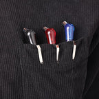 Pencil Tire Gauge - 3 Pack, 10-75 PSI, Car & Bike Tire Pressure Gauge