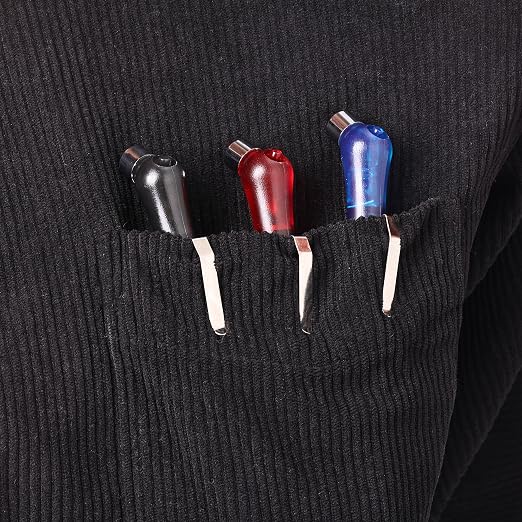 Pencil Tire Gauge - 3 Pack, 10-75 PSI, Car & Bike Tire Pressure Gauge
