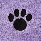 Pet Grooming Microfiber Towel, Embroidered Collection, X-Large,41x23.5, Lavender (Pack of 12)