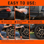 Tire Shine Gel & Trim Protectant, Car Cleaning Supplies, 16 fl oz | Fast-drying, streak-free gel for rubber, weatherstripping, and textured trim; plastic restorer for cars