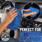 Professional Grade Premium Microfiber Towels for Cars, Blue, 16" x 16", Ultra-Soft and Scratch-Free Car Detailing Cloths for Trucks, Motorcycles, and More - 12 Pack