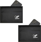 Faraday Bag Anti-Tracking GPS RFID Car Key Signal Blocker Wallet Shielding Pouch Protective Case for Cell Phone Car Key FOB, Data Privacy, Electronic Device Security (2 Pack - Pocket Black)