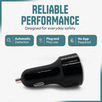 Car Seat Sensor Alarm, 1 Alarm + 1 Sensor | Automatic Child Detection Alert, Plug-in Installation, Single Sensor System for 1 Car Seat, No APP Required