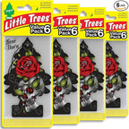 Car Air Freshener | Hanging Tree Provides Long Lasting Scent for Auto and Home | 24 Air Fresheners |Rose Thorn