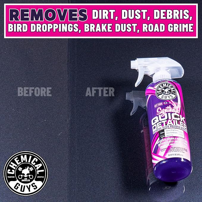 WAC21116 Synthetic Quick Detailer, Safe for Cars, Trucks, SUVs, Motorcycles, RVs & More, 16 fl oz (Pack of 2)