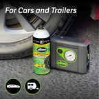 50165 Flat Tire Puncture Repair, Smart Spair Plus, Emergency Kit for Car Tires, Includes Sealant and Tire Inflator Pump, Suitable for Cars and Other Highway Vehicles, 12 Min Fix