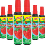 Car Air Freshener | Spray Provides a Long-Lasting Scent for Auto or Home | On-the-go Freshness | Strawberry, 6 Air Fresheners