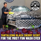 CWS61916 Black Light Foaming Car Wash Soap(Works with Foam Cannons, Foam Guns or Bucket Washes)Safe for Cars,Trucks,Motorcycles,RVs&More,16 fl oz, Black Cherry Scent(packaging may Vary)