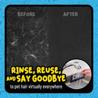 Grubbie Edge Pet Hair Removal Tool – Reusable Pet Hair & Lint Remover for Car Interiors, Upholstery, Carpets, Seats, and Home Furniture – Removes Embedded Hair & Fur Fast