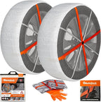 for Commercial Vehicles and Trucks AL79, Snow Socks for Tires, Pack of 2