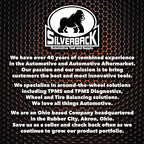 Silverback Hi-Visibility Orange Dual Foot Commercial Truck Tire Pressure Gauge, Recalibratable. Heavy Duty Stick Gauge with Black Metal Bar, Range 10-150 PSI in 2 PSI Increments.