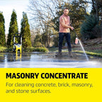 KÄRCHER Concrete & Driveway Cleaner, Cleans Concrete, Brick, Mansory, and Stone Areas, Highly Concentrated, Makes up to 40 gal of Cleaner, Readily Biodegradable, For Pressure Washers