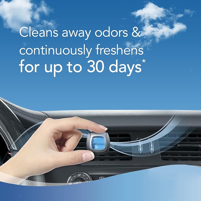 Air Freshener, Car Vent Clip Air Freshener, Heavy Duty Air Freshener, Crisp Clean Air Freshener