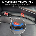 Car Seat Gap Filler for Dodge Accessories Durango Charger Challenger Dart Journey Block The Gap Between Seat and Console Stop Things from Dropping (2PCS, Black)