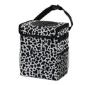 AOKJOY Car garbage can with lid Leak Proof Vehicle Trash Can 3 Storage Pockets Hanging Waterproof car trash bag for suv cow