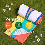 Miffy Kids Cotton Beach Towel, 58 x 28 Inch, Soft & Absorbent Pool, Bath & Beach Towel (Officially Licensed Product) by