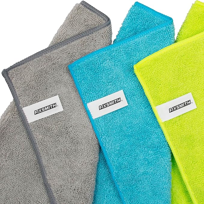 Microfiber Cleaning Cloth - Pack of 50, Microfiber Towels for Cars 16 x 12 in, Highly Absorbent Cleaning Rags, Lint-Free, Streak-Free Cleaning Cloths for Car Kitchen Home Office