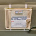 Car Registration and Insurance Card Holder for Sun Visor, Glove Box or Console with 2 Clear Hidden Car Document Pockets and Front Card Pocket