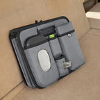 Out-n-About Trunk Organizer for SUVs and Cars with Portable Changing Pad and Wet Baby Wipes for Diaper Changes On-the-Go, Collapsible, Grey