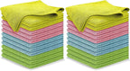Premium 300GSM Microfiber Cleaning Cloth - 12.5"x12.5" High Performance - 1200 Washes, Ultra Absorbent Microfiber Towels for Cars Undercarriage, Rims & Engine Bay Cleaning - Microfiber Cloth