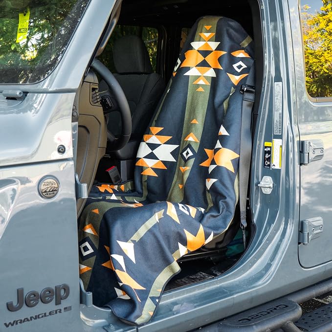 Athletic Running Towel, Full-Sized, Car Seat Cover - Performance Microfiber (Steppes Frontier)