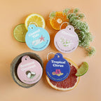 Summer Mix Car Charms 4-Pack Included Scents: Coastal Tide, Bronzed Coconut, Tropical Citrus, Florence
