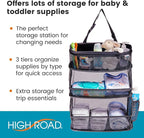 Car Storage Organizer – 3-Bin Hanging Organizer for SUV Trunk or Car Seat | Multipurpose Car Organizer Holds Driving Essentials, Kids Trip Needs or Emergency and Cleaning Supplies