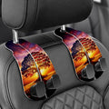Purse Holder for Car, 2 Pack Heavy Duty Purse Hanger for Car, PU Leather Car Seat Hooks for Purses and Bags, Cute Tree Headrest Organizer for Handbags & Backpacks