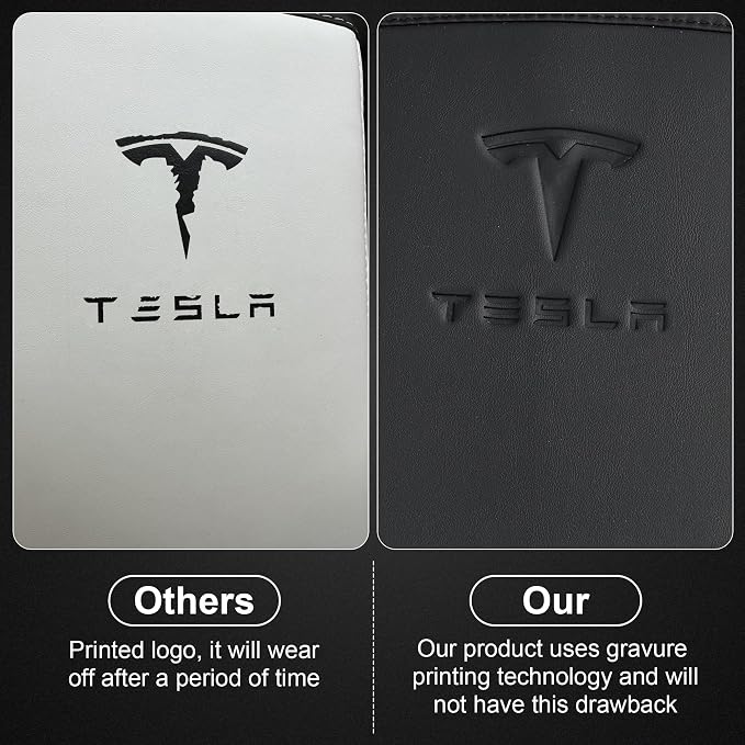 Center Console Leather Armrest Cover Designed for Tesla Model 3 2017-2023/Model Y 2020-2025(Not for Model Y Juniper),Center Console Accessories for Tesla Model 3/Y Interior Accessories Black