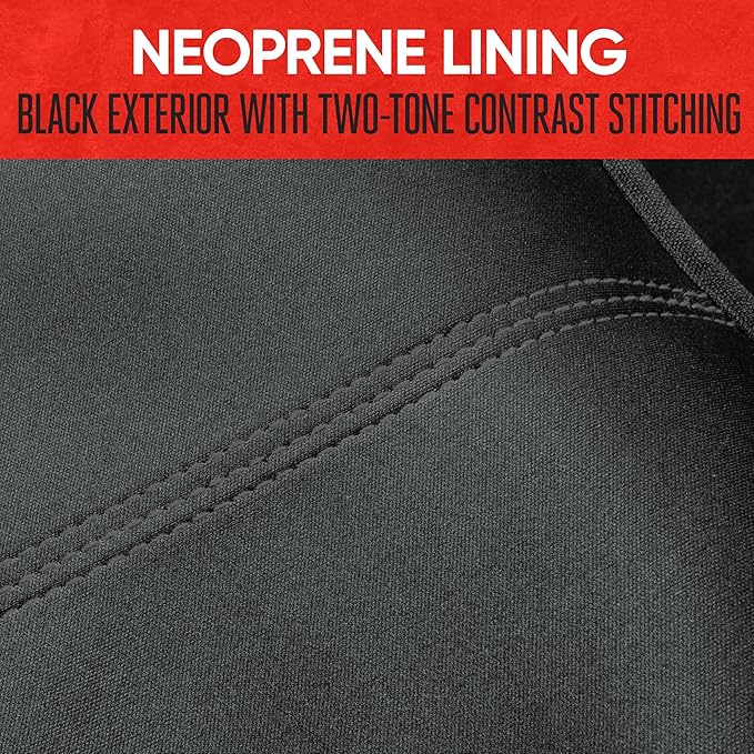 SpillGuard Waterproof Rear Bench Car Seat Cover, Black Stitching – Split Bench Rear Seat Protector with Neoprene Padding, Back Seat Cover for Kids & Dogs, Car Interior Covers